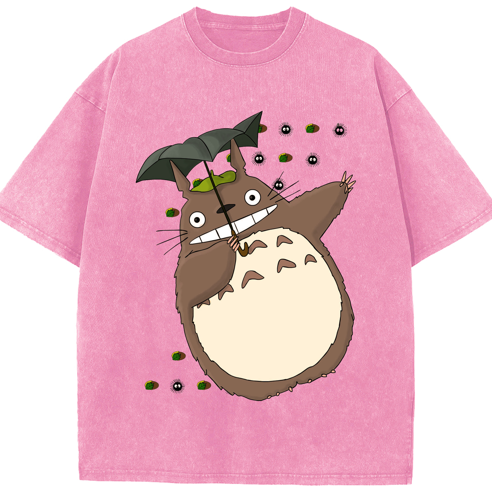 （画像用） となりのトトロ 草壁メイ 草壁サツキ My Neighbor Totoro Satsuki Kusakabe Mei Kusakabe 綿100% ヴィンテージ風 半袖Tシャツ（フロントプリント）